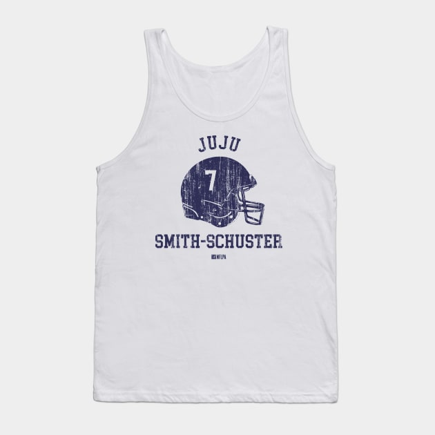 JuJu Smith-Schuster New England Helmet Font Tank Top by TodosRigatSot